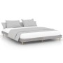 Estructura de cama madera de ingeniería gris Sonoma 120x200 cm de vidaXL, Camas y somieres - Ref: Foro24-832051, Precio: 101,...