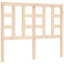 Bed frame with solid wood headboard 120x200 cm by vidaXL, Beds and slatted bases - Ref: Foro24-3191966, Price: 115,69 €, Disc...
