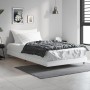 Weißer Bettrahmen aus Holzwerkstoff, 90 x 200 cm von vidaXL, Betten und Lattenroste - Ref: Foro24-832165, Preis: 77,73 €, Rab...