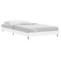 Weißer Bettrahmen aus Holzwerkstoff, 90 x 200 cm von vidaXL, Betten und Lattenroste - Ref: Foro24-832165, Preis: 77,73 €, Rab...