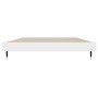 Estructura de cama madera de ingeniería blanca 90x200 cm de vidaXL, Camas y somieres - Ref: Foro24-832165, Precio: 77,73 €, D...
