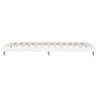 Estructura de cama madera de ingeniería blanco brillo 90x200cm de vidaXL, Camas y somieres - Ref: Foro24-832271, Precio: 82,3...
