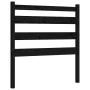 Single bed frame with black solid wood headboard by vidaXL, Beds and slatted bases - Ref: Foro24-3192000, Price: 120,92 €, Di...