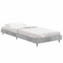 Betongrauer Bettrahmen aus Holzwerkstoff, 75 x 190 cm von vidaXL, Betten und Lattenroste - Ref: Foro24-832209, Preis: 86,99 €...
