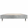 Betongrauer Bettrahmen aus Holzwerkstoff, 75 x 190 cm von vidaXL, Betten und Lattenroste - Ref: Foro24-832209, Preis: 86,99 €...
