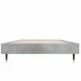 Concrete gray engineered wood bed frame 75x190 cm by vidaXL, Beds and slatted bases - Ref: Foro24-832209, Price: 85,53 €, Dis...