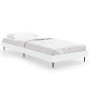 White engineered wood bed frame 75x190 cm by vidaXL, Beds and slatted bases - Ref: Foro24-832309, Price: 82,15 €, Discount: %