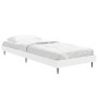 Weißer Bettrahmen aus Holzwerkstoff, 75 x 190 cm von vidaXL, Betten und Lattenroste - Ref: Foro24-832309, Preis: 82,15 €, Rab...