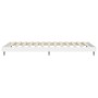 White engineered wood bed frame 75x190 cm by vidaXL, Beds and slatted bases - Ref: Foro24-832309, Price: 82,15 €, Discount: %