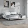 Sonoma gray engineered wood bed frame 160x200 cm by vidaXL, Beds and slatted bases - Ref: Foro24-832131, Price: 143,00 €, Dis...