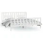 White pine wood bed frame with headboard 180x200cm by vidaXL, Beds and slatted bases - Ref: Foro24-3188182, Price: 168,49 €, ...