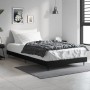 Estructura de cama madera de ingeniería negra 100x200 cm de vidaXL, Camas y somieres - Ref: Foro24-832262, Precio: 91,89 €, D...