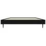 Black engineered wood bed frame 100x200 cm by vidaXL, Beds and slatted bases - Ref: Foro24-832262, Price: 87,59 €, Discount: %