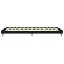 Black engineered wood bed frame 100x200 cm by vidaXL, Beds and slatted bases - Ref: Foro24-832262, Price: 87,59 €, Discount: %
