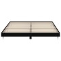 Schwarzer Bettrahmen aus Holzwerkstoff, 200 x 200 cm von vidaXL, Betten und Lattenroste - Ref: Foro24-832110, Preis: 124,11 €...