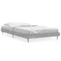 Sonoma gray engineered wood bed frame 90x200 cm by vidaXL, Beds and slatted bases - Ref: Foro24-832275, Price: 73,07 €, Disco...