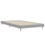 Sonoma gray engineered wood bed frame 90x200 cm by vidaXL, Beds and slatted bases - Ref: Foro24-832275, Price: 73,07 €, Disco...