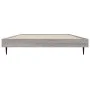 Sonoma gray engineered wood bed frame 90x200 cm by vidaXL, Beds and slatted bases - Ref: Foro24-832275, Price: 73,07 €, Disco...