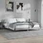 Sonoma gray engineered wood bed frame 140x200 cm by vidaXL, Beds and slatted bases - Ref: Foro24-832251, Price: 106,30 €, Dis...