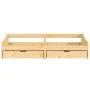 IRUN sofa bed with 2 solid pine wood drawers 90x200cm by vidaXL, Beds and slatted bases - Ref: Foro24-3185209, Price: 225,27 ...