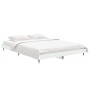 Estructura de cama madera de ingeniería blanca 140x190 cm de vidaXL, Camas y somieres - Ref: Foro24-832173, Precio: 134,81 €,...