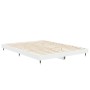 Estructura de cama madera de ingeniería blanca 140x190 cm de vidaXL, Camas y somieres - Ref: Foro24-832173, Precio: 134,81 €,...