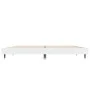 Estructura de cama madera de ingeniería blanca 140x190 cm de vidaXL, Camas y somieres - Ref: Foro24-832173, Precio: 132,52 €,...
