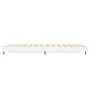 Weißer Bettrahmen aus Holzwerkstoff, 140 x 190 cm von vidaXL, Betten und Lattenroste - Ref: Foro24-832173, Preis: 132,52 €, R...