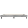 Concrete gray engineered wood bed frame 140x190cm by vidaXL, Beds and slatted bases - Ref: Foro24-832281, Price: 114,48 €, Di...