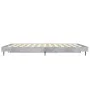 Concrete gray engineered wood bed frame 140x190cm by vidaXL, Beds and slatted bases - Ref: Foro24-832281, Price: 114,48 €, Di...