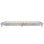 Estructura de cama madera de ingeniería gris hormigón 140x190cm de vidaXL, Camas y somieres - Ref: Foro24-832281, Precio: 120...