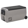 Fridge with wheels and adapter PP and PE black and gray 50 L by vidaXL, Refrigerators - Ref: Foro24-3154639, Price: 438,47 €,...