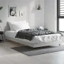 Sonoma gray engineered wood bed frame 100x200 cm by vidaXL, Beds and slatted bases - Ref: Foro24-832163, Price: 90,17 €, Disc...