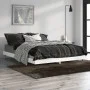 Glossy white engineered wood bed frame 140x190cm by vidaXL, Beds and slatted bases - Ref: Foro24-832175, Price: 143,64 €, Dis...
