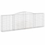 Cesta gaviones forma arco hierro galvanizado 400x30x120/140 cm