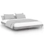 Sonoma gray engineered wood bed frame 200x200 cm by vidaXL, Beds and slatted bases - Ref: Foro24-832115, Price: 122,57 €, Dis...