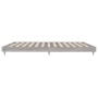 Estructura de cama madera de ingeniería gris Sonoma 200x200 cm