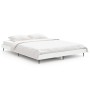 White engineered wood bed frame 135x190 cm by vidaXL, Beds and slatted bases - Ref: Foro24-832285, Price: 101,12 €, Discount: %