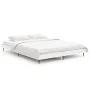 White engineered wood bed frame 135x190 cm by vidaXL, Beds and slatted bases - Ref: Foro24-832285, Price: 99,85 €, Discount: %