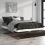 White engineered wood bed frame 135x190 cm by vidaXL, Beds and slatted bases - Ref: Foro24-832285, Price: 99,85 €, Discount: %