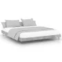 Concrete gray engineered wood bed frame 120x200cm by vidaXL, Beds and slatted bases - Ref: Foro24-832257, Price: 97,07 €, Dis...