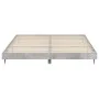 Concrete gray engineered wood bed frame 120x200cm by vidaXL, Beds and slatted bases - Ref: Foro24-832257, Price: 97,07 €, Dis...