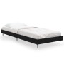 Schwarzer Bettrahmen aus Holzwerkstoff, 75 x 190 cm von vidaXL, Betten und Lattenroste - Ref: Foro24-832310, Preis: 73,50 €, ...