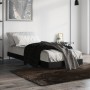 Schwarzer Bettrahmen aus Holzwerkstoff, 75 x 190 cm von vidaXL, Betten und Lattenroste - Ref: Foro24-832310, Preis: 73,50 €, ...
