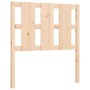Estructura de cama con cabecero madera maciza 90x190 cm de vidaXL, Camas y somieres - Ref: Foro24-3192196, Precio: 100,03 €, ...