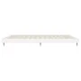 Glossy white engineered wood bed frame 200x200cm by vidaXL, Beds and slatted bases - Ref: Foro24-832215, Price: 120,47 €, Dis...