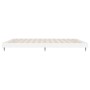 Glänzend weißer Holzwerkstoff-Bettrahmen 200 x 200 cm von vidaXL, Betten und Lattenroste - Ref: Foro24-832215, Preis: 121,99 ...