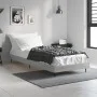 Sonoma gray engineered wood bed frame 75x190 cm by vidaXL, Beds and slatted bases - Ref: Foro24-832315, Price: 78,27 €, Disco...