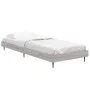 Sonoma gray engineered wood bed frame 75x190 cm by vidaXL, Beds and slatted bases - Ref: Foro24-832315, Price: 78,27 €, Disco...