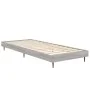 Sonoma gray engineered wood bed frame 75x190 cm by vidaXL, Beds and slatted bases - Ref: Foro24-832315, Price: 78,27 €, Disco...